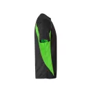 Tricou tehnic bicolor, Unisex, 2502E13338, Velilla, Poliester, Bumbac, Negru, L