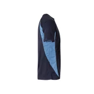  Tricou tehnic bicolor, Unisex, 2502E13299, Velilla, Poliester, Bumbac, Albastru, XL