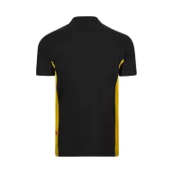   Tricou polo pique bicolor cu maneca scurta, Unisex, 2502E13451, Velilla, Bumbac, Poliester, Negru, M
