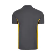   Tricou polo pique bicolor cu maneca scurta, Unisex, 2502E13431, Velilla, Bumbac, Poliester, Gri, XS