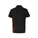 Tricou polo pique bicolor cu maneca scurta, Unisex, 2502E13452, Velilla, Bumbac, Poliester, Negru, M