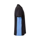 Tricou polo pique bicolor cu maneca scurta, Unisex, 2502E13438, Velilla, Bumbac, Poliester, Negru, 2XL