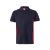 Tricou polo pique bicolor cu maneca scurta, Unisex, 2502E13368, Velilla, Bumbac, Poliester, Albastru, 2XL