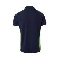   Tricou polo pique bicolor cu maneca scurta, Unisex, 2502E13394, Velilla, Bumbac, Poliester, Albastru, XL