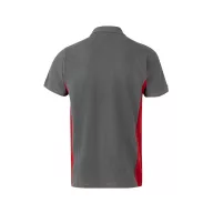   Tricou polo pique bicolor cu maneca scurta, Unisex, 2502E13409, Velilla, Bumbac, Poliester, Gri, 3XL