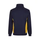 Bluza bicolora din terry, Unisex, 2502E13481, Velilla, Poliester, Bumbac, Albastru, L