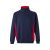 Bluza bicolora din terry, Unisex, 2502E13498, Velilla, Poliester, Bumbac, Albastru, XL