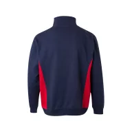   Bluza bicolora din terry, Unisex, 2502E13498, Velilla, Poliester, Bumbac, Albastru, XL