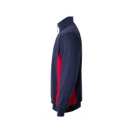   Bluza bicolora din terry, Unisex, 2502E13498, Velilla, Poliester, Bumbac, Albastru, XL