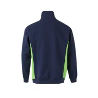   Bluza bicolora din terry, Unisex, 2502E13494, Velilla, Poliester, Bumbac, Albastru, S