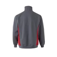   Bluza bicolora din terry, Unisex, 2502E13524, Velilla, Poliester, Bumbac, Gri, M