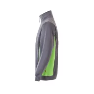   Bluza bicolora din terry, Unisex, 2502E13530, Velilla, Poliester, Bumbac, Gri, S