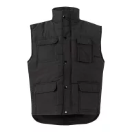   Vesta captusita cu mai multe buzunare, Unisex, 2502E12793, Velilla, Poliester, Negru, S
