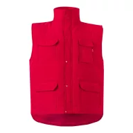   Vesta captusita cu mai multe buzunare, Unisex, 2502E12797, Velilla, Poliester, Rosu, L