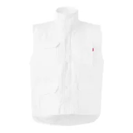   Vesta captusita cu mai multe buzunare, Unisex, 2502E12768, Velilla, Poliester, Alb, M