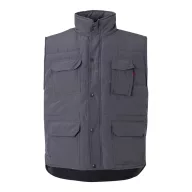   Vesta captusita cu mai multe buzunare, Unisex, 2502E12781, Velilla, Poliester, Gri, S