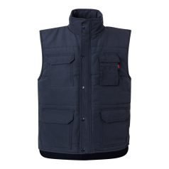   Vesta captusita cu mai multe buzunare, Unisex, 2502E12774, Velilla, Poliester, Albastru marin, M