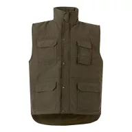   Vesta captusita cu mai multe buzunare, Unisex, 2502E12802, Velilla, Poliester, Verde armata, 3XL