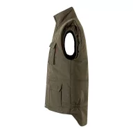   Vesta captusita cu mai multe buzunare, Unisex, 2502E12805, Velilla, Poliester, Verde armata, S