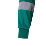   Jacheta din twill bicolor, Unisex, 2502E12834, Velilla, Poliester, Bumbac, Verde, 3XL
