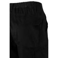   Pantaloni din twill in doua tonuri, Unisex, 2502E11066, Velilla, Poliester, Bumbac, Negru, L