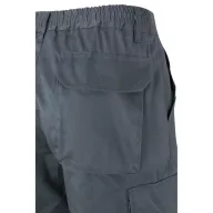   Pantaloni din twill in doua tonuri, Unisex, 2502E11056, Velilla, Poliester, Bumbac, Gri, L