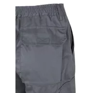   Pantaloni din twill in doua tonuri, Unisex, 2502E11059, Velilla, Poliester, Bumbac, Gri, M