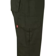   Pantaloni din twill bicolor cu buzunare multiple, Unisex, 2502E13173, Velilla, Poliester, Bumbac, Verde armata, 2XL