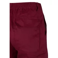   Pantaloni din twill bicolor cu buzunare multiple, Unisex, 2502E13146, Velilla, Poliester, Bumbac, Burgundy, M