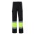 Pantaloni din twill cu buzunare multiple in doua tonuri, Unisex, 2502E13124, Velilla, Poliester, Bumbac, Negru, 5XL