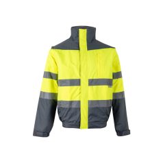   Jacheta captusita in doua tonuri , Unisex, 2502E12406, Velilla, Poliester, Gri, M