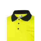 Tricou polo bicolor cu maneci scurte, Unisex, 2502E11278, Velilla, Poliester, Negru, L