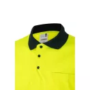 Tricou polo bicolor cu maneci scurte, Unisex, 2502E11252, Velilla, Poliester, Albastru, M