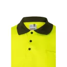 Tricou polo bicolor cu maneci scurte, Unisex, 2502E11290, Velilla, Poliester, Verde armata, L