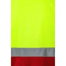 Tricou polo bicolor cu maneci scurte, Unisex, 2502E11240, Velilla, Bumbac, Poliester, Rosu, 4XL