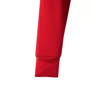   Bluza polo bicolora cu maneci lungi, Unisex, 2502E13828, Velilla, Poliester, Rosu, S