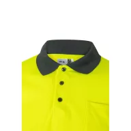   Bluza polo bicolora cu maneci lungi, Unisex, 2502E13809, Velilla, Poliester, Gri, M