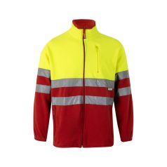   Jacheta in doua tonuri, Unisex, 2502E11486, Velilla, Poliester, Rosu, 3XL