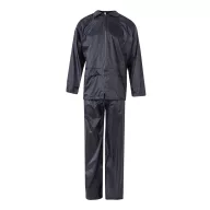   Costum de ploaie din doua piese, Unisex, 2502E13263, Velilla, Poliester, Bumbac, Albastru, L