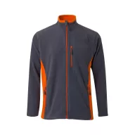   Jacheta bicolora, Unisex, 2502E11766, Velilla, Poliester, Gri, 3XL
