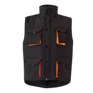   Vesta captusita, bicolora, cu mai multe buzunare, Unisex, 2502E12920, Velilla, Poliester, Negru, S