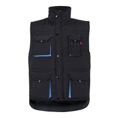   Vesta captusita, bicolora, cu mai multe buzunare, Unisex, 2502E12916, Velilla, Poliester, Negru, M