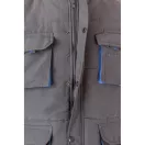 Vesta captusita, bicolora, cu mai multe buzunare, Unisex, 2502E12896, Velilla, Poliester, Gri, XL