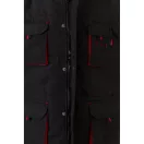 Vesta captusita, bicolora, cu mai multe buzunare, Unisex, 2502E12912, Velilla, Poliester, Negru, L