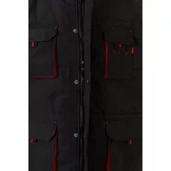   Vesta captusita, bicolora, cu mai multe buzunare, Unisex, 2502E12927, Velilla, Poliester, Negru, XL
