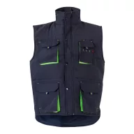   Vesta captusita, bicolora, cu mai multe buzunare, Unisex, 2502E12867, Velilla, Poliester, Albastru, XL
