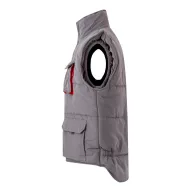   Vesta captusita, bicolora, cu mai multe buzunare, Unisex, 2502E12877, Velilla, Poliester, Gri, 3XL