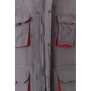 Vesta captusita, bicolora, cu mai multe buzunare, Unisex, 2502E12882, Velilla, Poliester, Gri, L