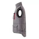 Vesta captusita, bicolora, cu mai multe buzunare, Unisex, 2502E12887, Velilla, Poliester, Gri, M