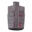 Vesta captusita, bicolora, cu mai multe buzunare, Unisex, 2502E12897, Velilla, Poliester, Gri, XL